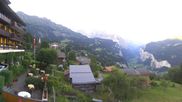 Archiviertes Webcam Bild: Wengen: Ausblick vom Hotel Bellevue am 12.07.2026 um 06:21 Uhr