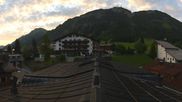 Archived webcam image showing Sport Strolz Lech on 3 Aug 2026 at 06:14