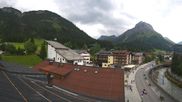 Archived webcam image showing Sport Strolz Lech on 18 Aug 2026 at 14:40