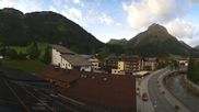 Archiviertes Webcam Bild: Lech am Arlberg: Blick von Sport Strolz am 27.08.2026 um 07:32 Uhr