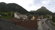 Archiviertes Webcam Bild: Lech am Arlberg: Blick von Sport Strolz am 27.08.2026 um 08:32 Uhr