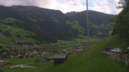 Archived webcam image showing View Mayrhofen on 17 Jun 2026 at 07:48