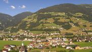 Archived webcam image showing View Mayrhofen on 12 Jul 2026 at 08:57