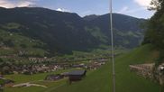 Archived webcam image showing View Mayrhofen on 16 Aug 2026 at 12:35