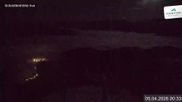 Archived webcam image showing View Schmittenhöhe Ski Resort on 5 Apr 2026 at 00:50