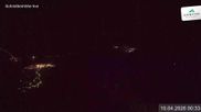 Archiviertes Webcam Bild: Schmittenhöhe: Blick vom Gipfel am 10.04.2026 um 00:04 Uhr