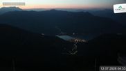 Archiviertes Webcam Bild: Schmittenhöhe: Blick vom Gipfel am 12.07.2026 um 04:59 Uhr