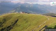 Archiviertes Webcam Bild: Schmittenhöhe: Blick vom Gipfel am 12.07.2026 um 06:59 Uhr