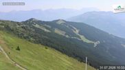 Archived webcam image showing View Schmittenhöhe Ski Resort on 31 Jul 2026 at 10:09