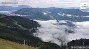 Archiviertes Webcam Bild: Schmittenhöhe: Blick vom Gipfel am 26.08.2026 um 10:04 Uhr