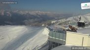 Archived webcam image showing View Schmittenhöhe Ski Resort on 28 Mar 2026 at 07:40