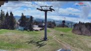 Archiviertes Webcam Bild: Gipfelblick nach Süden - Mont Sainte Anne, Quebec am 27.05.2026 um 16:09 Uhr