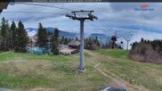 Archiviertes Webcam Bild: Gipfelblick nach Süden - Mont Sainte Anne, Quebec am 27.05.2026 um 18:09 Uhr