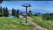 Archiviertes Webcam Bild: Gipfelblick nach Süden - Mont Sainte Anne, Quebec am 12.07.2026 um 18:57 Uhr