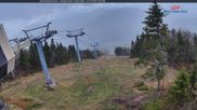 Archiviertes Webcam Bild: Gipfelblick nach Norden, Mont Sainte Anne, Quebec am 27.05.2026 um 22:09 Uhr