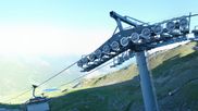 Archived webcam image showing Valmeinier - Top station Les Jeux on 15 Jun 2026 at 08:54