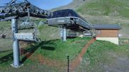 Archived webcam image showing Valmeinier - Top station Les Jeux on 24 Jun 2026 at 00:10