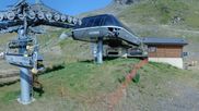 Archived webcam image showing Valmeinier - Top station Les Jeux on 31 Jul 2026 at 04:36