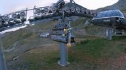 Archived webcam image showing Valmeinier - Top station Les Jeux on 31 Jul 2026 at 06:36