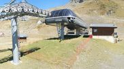Archived webcam image showing Valmeinier - Top station Les Jeux on 14 Sep 2026 at 16:46