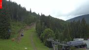 Archived webcam image showing Spindleruv Mlyn - Finish Area Svaty Petr on 12 Jun 2026 at 08:37