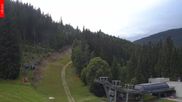 Archiviertes Webcam Bild: Spindlermühle: Ziel Weltcuprennen Svaty Petr am 12.07.2026 um 07:08 Uhr