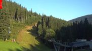 Archived webcam image showing Spindleruv Mlyn - Finish Area Svaty Petr on 28 Jul 2026 at 07:45
