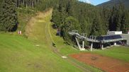 Archived webcam image showing Spindleruv Mlyn - Finish Area Svaty Petr on 28 Jul 2026 at 08:45