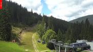 Archived webcam image showing Spindleruv Mlyn - Finish Area Svaty Petr on 28 Jul 2026 at 12:45