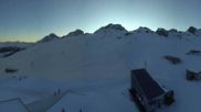 Archived webcam image showing Corviglia - Panoramic view Piz Nair on 3 Apr 2026 at 20:26