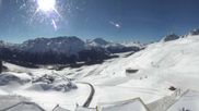 Archived webcam image showing Corviglia - Panoramic view Piz Nair on 26 Feb 2026 at 10:28