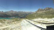 Archiviertes Webcam Bild: Corvatsch: Panorama Murtel am 12.07.2026 um 14:36 Uhr