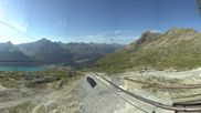 Archiviertes Webcam Bild: Corvatsch: Panorama Murtel am 12.07.2026 um 18:46 Uhr