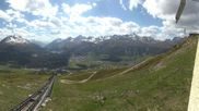 Archiviertes Webcam Bild: Engadin St. Moritz: Muottas Muragl am 28.05.2026 um 16:32 Uhr