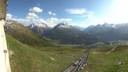 Archiviertes Webcam Bild: Engadin St. Moritz: Muottas Muragl am 28.05.2026 um 18:32 Uhr