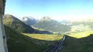 Archiviertes Webcam Bild: Engadin St. Moritz: Muottas Muragl am 12.07.2026 um 08:58 Uhr