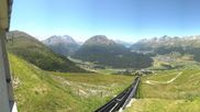 Archiviertes Webcam Bild: Engadin St. Moritz: Muottas Muragl am 12.07.2026 um 12:58 Uhr