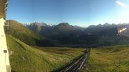 Archiviertes Webcam Bild: Engadin St. Moritz: Muottas Muragl am 12.07.2026 um 20:58 Uhr