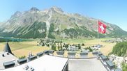 Archiviertes Webcam Bild: Sils Maria Panorama am 12.07.2026 um 14:23 Uhr
