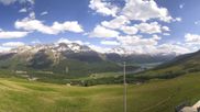 Archived webcam image showing St. Moritz Corviglia - mountain restaurant El Paradiso on 28 May 2026 at 16:15