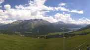 Archived webcam image showing St. Moritz Corviglia - mountain restaurant El Paradiso on 19 Jun 2026 at 14:19