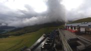 Archived webcam image showing St. Moritz Corviglia - mountain restaurant El Paradiso on 18 Sep 2026 at 16:20