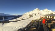 Archived webcam image showing St. Moritz Corviglia - mountain restaurant El Paradiso on 25 Mar 2026 at 07:39