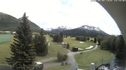 Archiviertes Webcam Bild: Samedan: Loipe und Golfplatz am 01.06.2026 um 14:21 Uhr