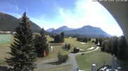 Archiviertes Webcam Bild: Samedan: Loipe und Golfplatz am 29.09.2026 um 14:13 Uhr