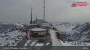 Archiviertes Webcam Bild: Corvatsch: Bergstation am 12.04.2026 um 09:50 Uhr