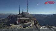 Archiviertes Webcam Bild: Corvatsch: Bergstation am 12.07.2026 um 09:42 Uhr