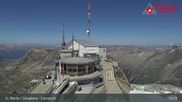 Archiviertes Webcam Bild: Corvatsch: Bergstation am 12.07.2026 um 15:42 Uhr