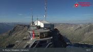Archiviertes Webcam Bild: Corvatsch: Bergstation am 12.07.2026 um 19:42 Uhr