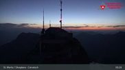 Archived webcam image showing Corvatsch Ski Resort: Top Station on 4 Aug 2026 at 05:47